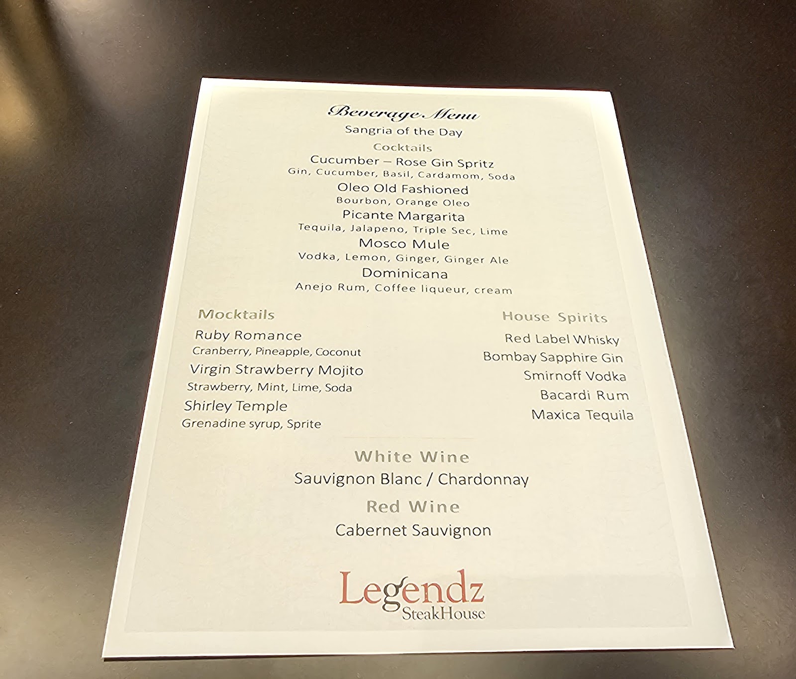 Legendz Steakhouse - Photo 4